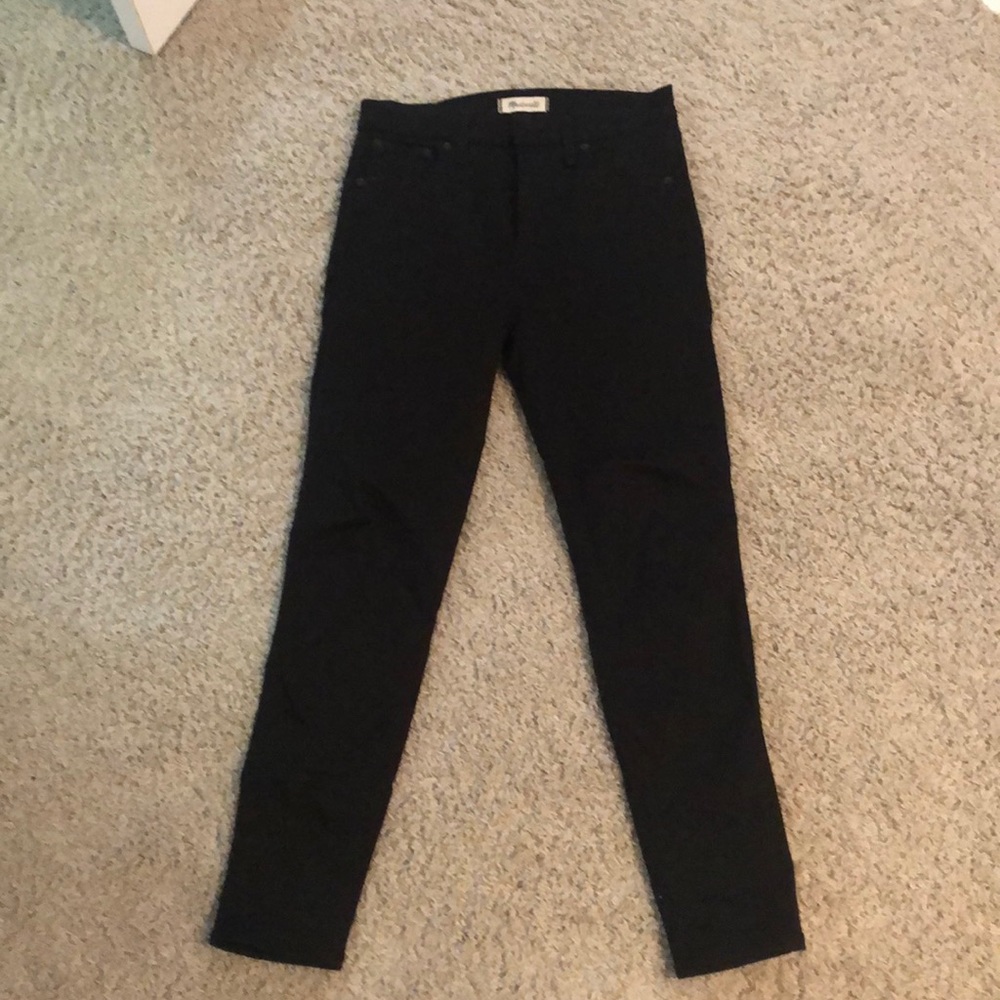 Madewell Black 10” High Riser Skinny Skinny Jean